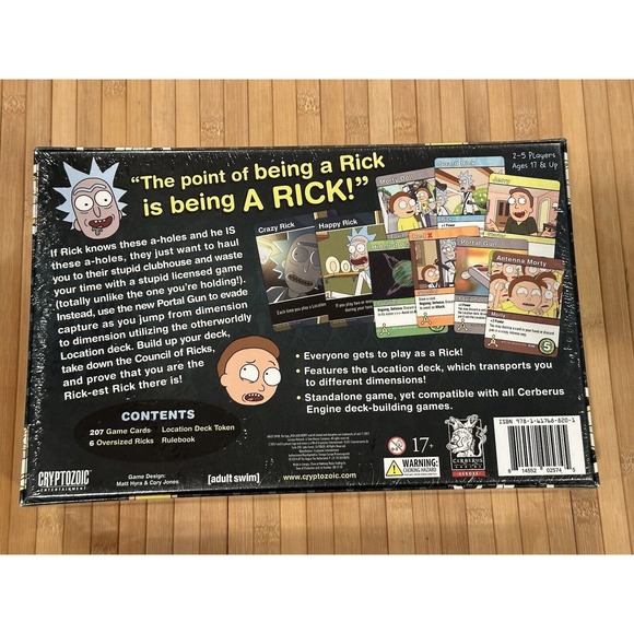 Rick & Morty: Close Rick-Counters of The Rick Kind Deck Building Game Brand New - Picture 2 of 3
